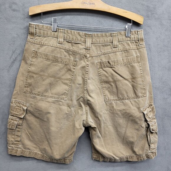 Wrangle Mens Beige Cargo Shorts 36 Hiking Outdoors Fishing Camping Gorpcore - Picture 2 of 6